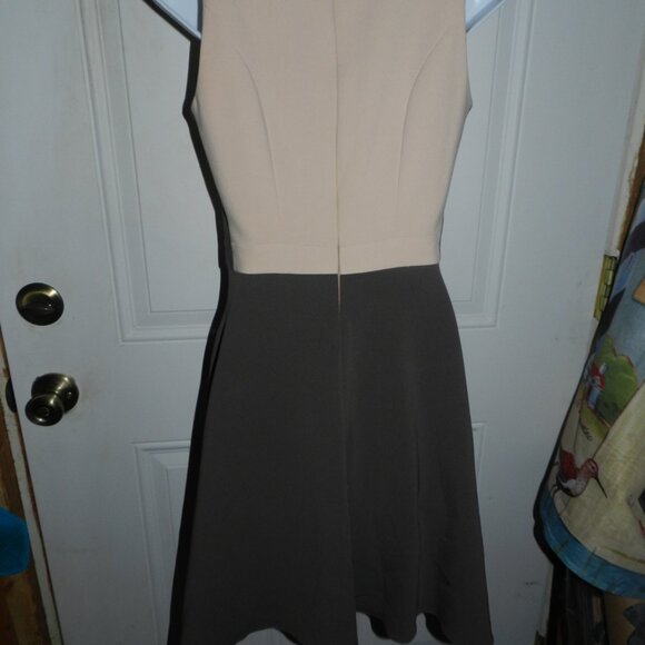 Elisabetta Franchi A-Line Shift Midi Dress Cream/Gray EU 40 🆕⌚📦🏃💨🚚 - Picture 13 of 16